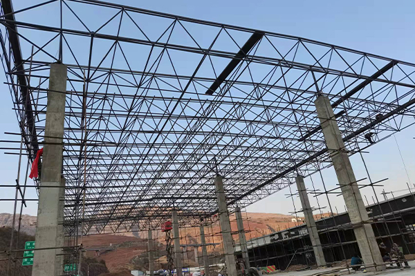 菏泽钢结构网架图片